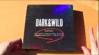 Unboxing BTS Bangtan Boys 방탄소년단 1st Studio Album Dark amp Wild [upl. by Noyes]