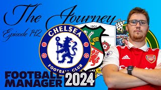 HUGE Decision to Make  Chelsea EP142  The Journey  Football Manager 24 Journeyman [upl. by Aromat]