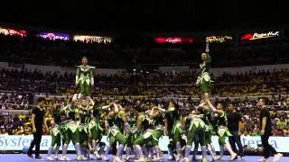 2014 UAAP Cheerdance Competition Pyramids Highlights [upl. by Murphy]