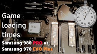 Samsung 980 PRO vs 970 EVO Plus in Game loading times [upl. by Lenuahs978]