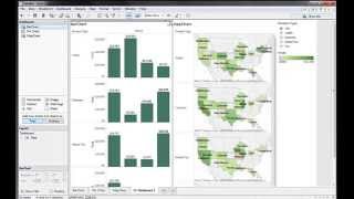 Tableau Mapping  Create a Filled Map with Filters [upl. by Stouffer]