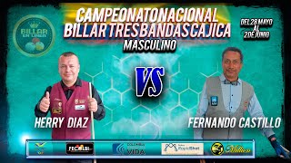 NACIONAL DE BILLA A TRES BANDAS 🇨🇴 🥋 HERRY DIAZ 🆚 🥋 FERNANDO CASTILLO [upl. by Ytsud]