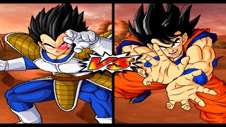 Goku VS Vegeta Bo3  Dragon Ball Z Budokai Tenkaichi 4 Beta XIII Versión Latino [upl. by Spike]