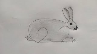 How To Draw Rabbit Drawing From 22 Numbre [upl. by Ellemaj]