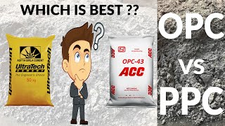 OPC VS PPC Cement  Difference in Hindi  Which Cement is Best and Why [upl. by Lolande950]