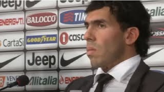 Conferenza stampa di presentazione di Carlos Tevez alla Juventus [upl. by Okorih]