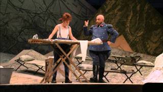 La Fille du Régiment quotAu bruit de la guerrequot  Natalie Dessay amp Alessandro Corbelli Met Opera [upl. by Ainessej]