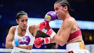 Amanda Serrano Puerto Rico vs Stevie Morgan USA  TKO Full Fight Highlights [upl. by Kenrick]