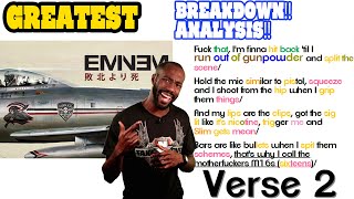 Eminems Greatest Verse 2  BREAKDOWN  ANALYSIS [upl. by Eikcaj866]