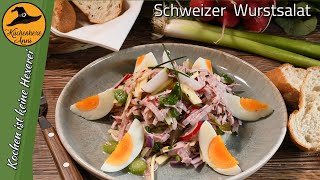 Herzhafter Schweizer Wurstsalat [upl. by Niloc]