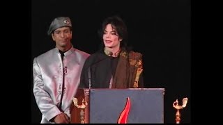 Michael Jackson in Indian Film Awards in New York  Javed Jaffrey [upl. by Notniv91]