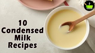 Indian Condensed Milk Milkmaid Recipes  10 Best Desserts with Sweetened Condensed Milk Recipes [upl. by Leodora548]