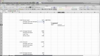 Inventory Reorder Point Calculations Part 1 [upl. by Francois121]