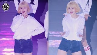 180328 그레이시 신영 직캠 AOA 심쿵해 Heart Attack Greyish SHINYOUNG Fancam 강릉 피날레 아이스 아레나 By 천둥 [upl. by Lenej]