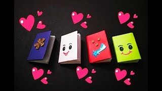 Cute mini booklet  How to make mini notebook  Diy mini booklet  how to make booklet [upl. by Timmy]