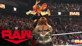 Raws most jawdropping moments Raw highlights Feb 12 2024 [upl. by Atsilac708]