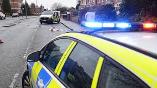 Police in Hereford Road Shrewsbury [upl. by Odlabso133]