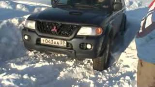 Pajero Sport Winter Off Road часть 1 [upl. by Freytag]