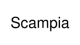 How to Pronounce Scampia Italy [upl. by Hsotnas929]