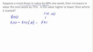 Combining percents [upl. by Lonnie]