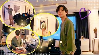 Taehyung’s house tour  where does V from BTS live and what does his apartment look like [upl. by Ruggiero367]