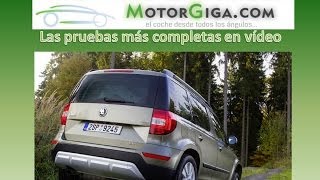 Skoda Yeti 2014 analisis plazas posteriores maletero [upl. by Notgnirrac690]