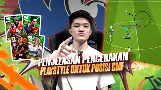 PENJELASAN DARI PERGERAKAN PLAYSTYLE YANG ADA DI CMF   eFootball Mobile 2024 [upl. by Einohpets]