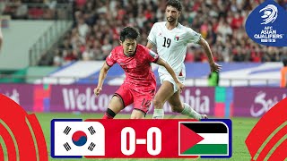 Korea Republic  Palestine  Highlights  AsianQualifiers  Road To 26 [upl. by Mat]