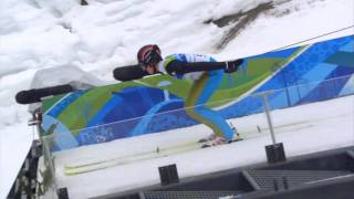 Ammann  Ski Jumping Normal Hill  Vancouver 2010 Winter Olympic Games [upl. by Wallace]