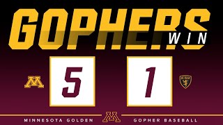 Highlights Gopher Baseball Wins Home Opener [upl. by Archambault]