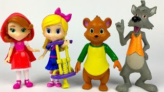 GOLDIE AND BEAR FAIRY TALE FOREST FRIENDS SET  GOLDIE BEAR HUMPTY BIG BAD BRIX amp TWIGS UNBOXING [upl. by Leventhal817]