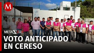 Por primera vez se realiza votación anticipada en el Cereso de Cancún [upl. by Aia251]