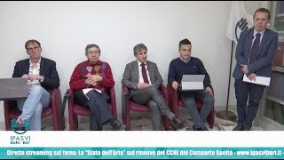 Diretta Streaming su Rinnovo del CCNL del comparto sanità [upl. by Spratt]