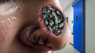 ASMR Animation Dont Lose Hopes  ASMR Deep Cleaning Naak Treatment  ASMR Bulk Larva [upl. by Teeter489]