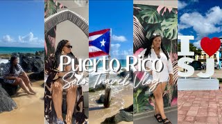 SAN JUAN TRAVEL VLOG  Solo Travel Diaries 🇵🇷🌴 [upl. by Nolur]