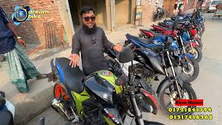 খান মটরসে Suzuki gixxer  Apache 4v বাইকের মেলা  used bike price in Bangladesh 2024  কম দামে R15 [upl. by Zachar]