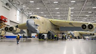 Inside US Air Force Largest Facility Restoring Broken B52 Bomber [upl. by Perreault154]