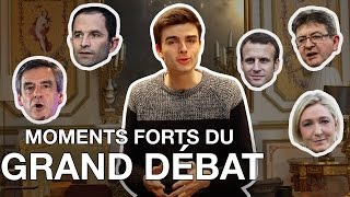 LES MOMENTS FORTS DU DÉBAT DÉCRYPTÉS DEPUIS LÉLYSÉE [upl. by Leidgam]