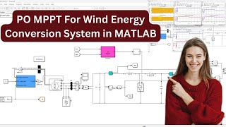 PO MPPT  PO MPPT For Wind Energy Conversion System in MATLAB [upl. by Eetsirk]