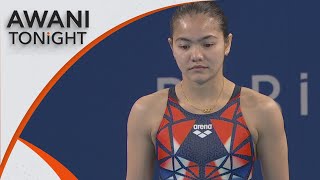 AWANI Tonight Dhabitah Sabri through to Olympic 3m springboard finals [upl. by Maice]