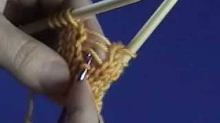 How to fix a dropped stitch in knitting [upl. by Harelda]