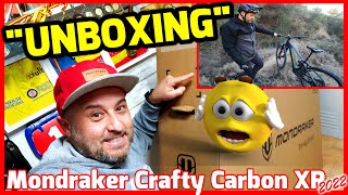 😱😍MONDRAKER Crafty Carbon XR 2022 👌😉UNBOXING 📦🧨 [upl. by Ube]