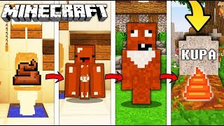 ŻYCIE KUPY W MINECRAFT  OD NARODZIN DO ŚMIERCI [upl. by Aible]