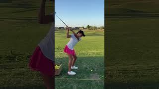 Creating shape awareness with Gabby 😮‍💨👀 golf golfswing golfmovement [upl. by Inah]