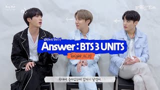 2020 FESTA BTS 방탄소년단 Answer  BTS 3 UNITS Jamais Vu Song by Jin amp jhope amp Jung Kook [upl. by Daryn640]