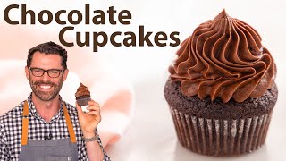 Easy Chocolate Cupcakes Recipe [upl. by Anerb685]