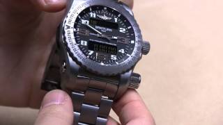 Breitling Emergency II Watch HandsOn [upl. by Trilley111]