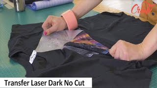 CréaTV  Personnalisez vos Textiles Foncés avec le papier Laser Dark No Cut [upl. by Aldos832]