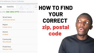 How to find the correct ZIP code or POSTAL code for your area [upl. by Terza252]