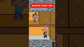 NEver Give Up Baby Steve Vs Noob Village shortsvideo youtubeshorts [upl. by Bradly]